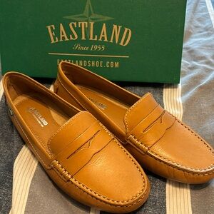 Eastland Tan Leather Loafers